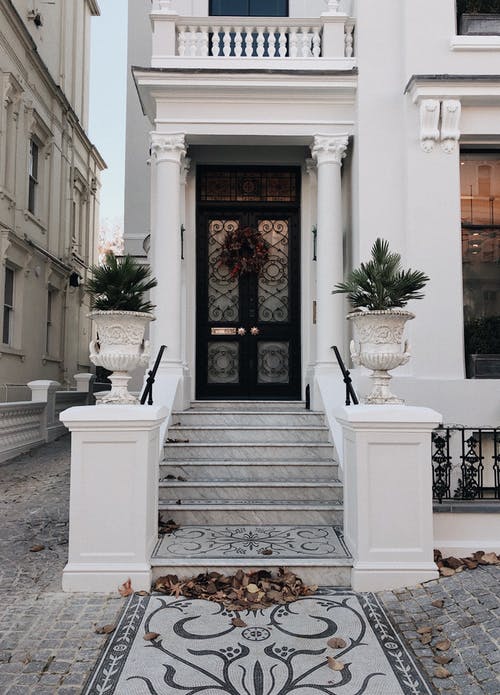 glass front door