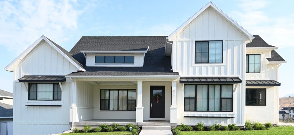 black windows vs white windows Black Window Logan Utah